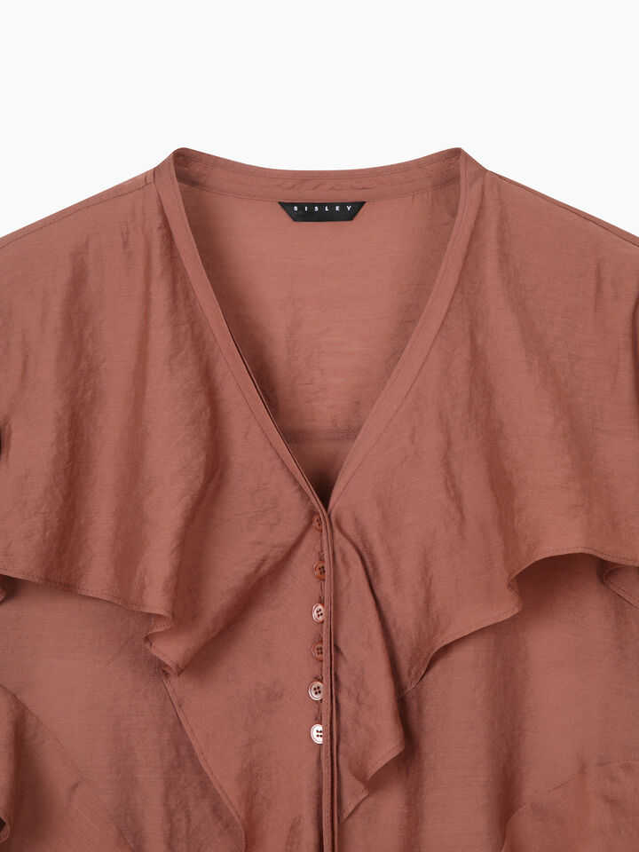 SHIRT - sisley k blouses - Brown | Sisley K image number 3